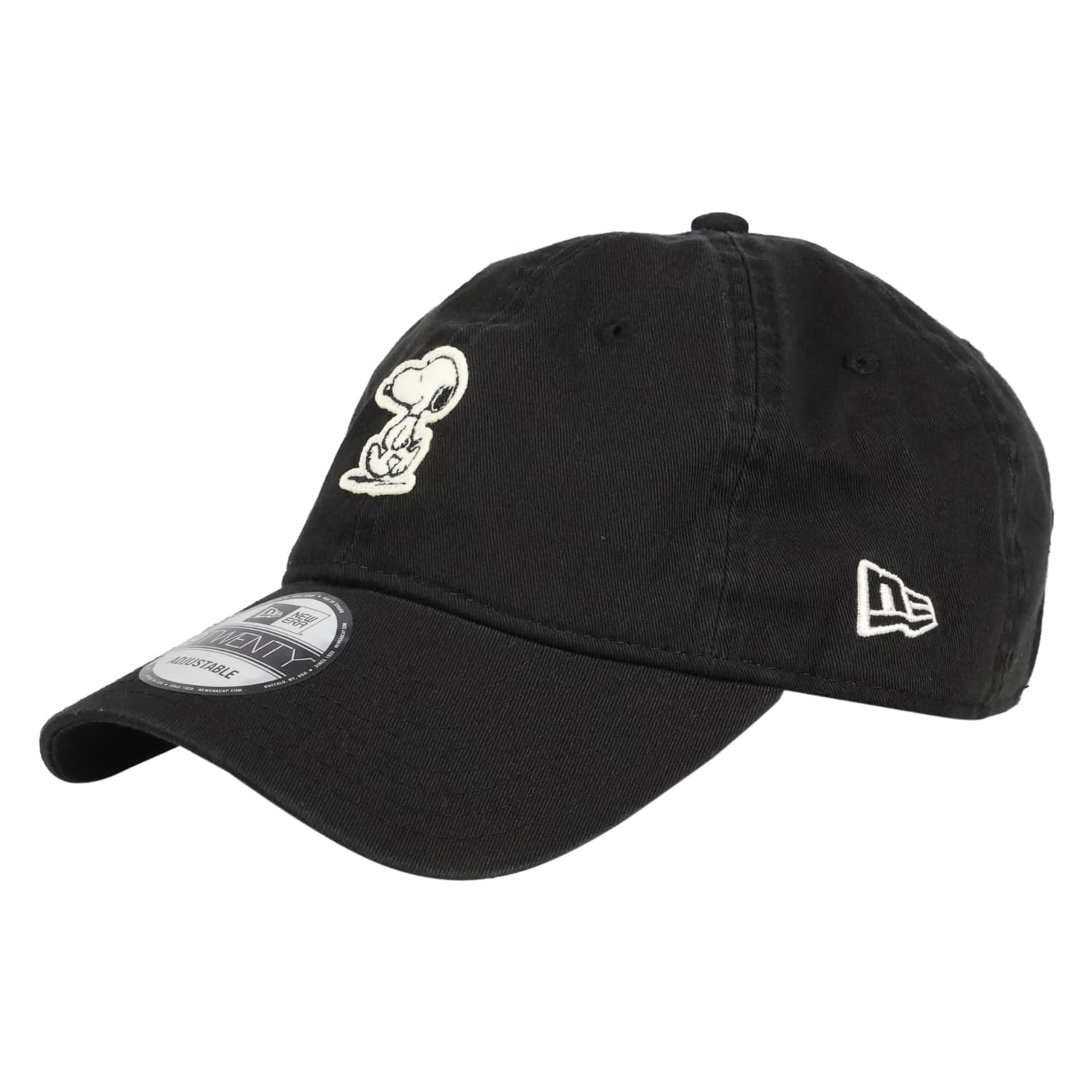 

[New Era] Cap 9TWENTY Snoopy collaboration black FREE 920ES PEANUTS SNOOPY FELT PATCH BLK