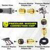 M MINGLE Ultimate Pressure Washer Adapter Set, Quick Disconnect Kit, M22 Swivel to 3/8 Inch Quick Connect, 3/4 Inch to Quick Release, 8 Pack
