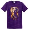Dog Design Artistic T Shirt Fire Background Cool Dog Lover Tee