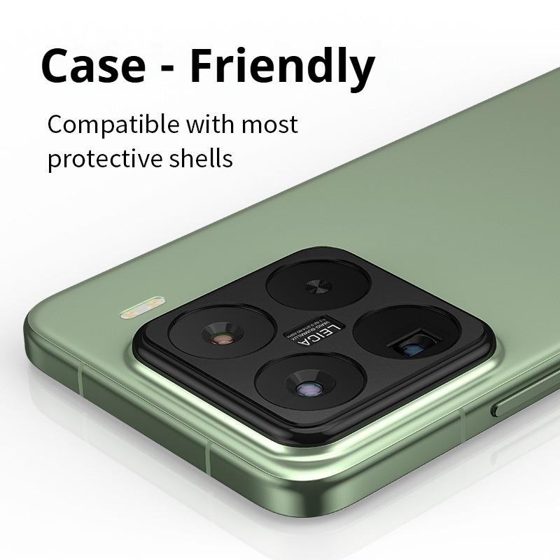 KALEBOL KLB-LPC005 For Xiaomi 15 Pro Hollow Lens Protector Aluminum Alloy Phone Camera Bezel Cover