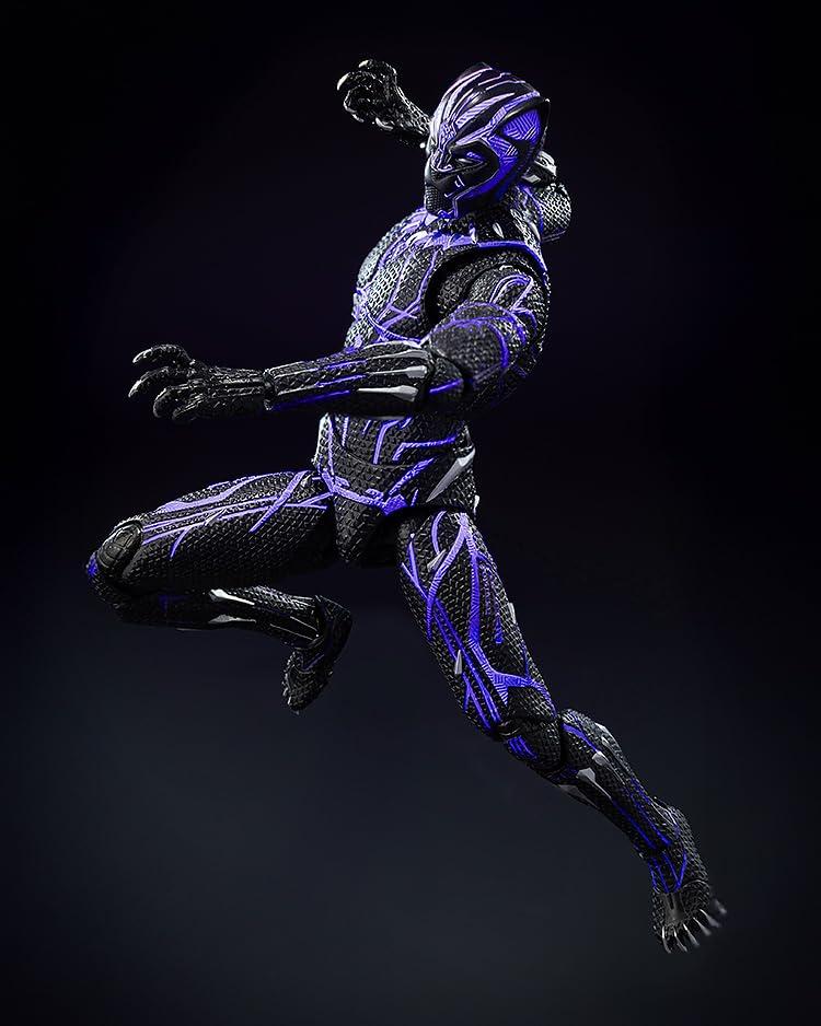 Threezero DLX Marvel The Infinity Saga Black Panther Energy Scale ABS PVC POM Zinc Alloy Other Metal Painted Action Figure Studios' [Kinetic Charged]