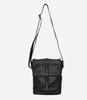 Matt Classic Shrunken Cowhide Crossbody Messenger Bag Black B41211