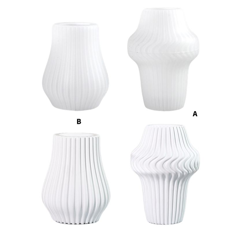 Stabiles Silikon-Vasenformen-Set, Zubehör für Kunstharz, Gips, Bastelbedarf, Blumentöpfe, Bastelset für die Heimdekoration