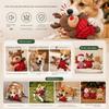 Christmas Puppy Chew Toy Cotton Rope Ball Plush Squeaky Toys Relieves Boredom Teeth Cleaning And Oral Health Boredom Busters