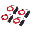4PCS Neon Lights Strip 16.4ft Length Pink Portable Battery Pack 360 Degrees  Cuttable Glowing Rope Light