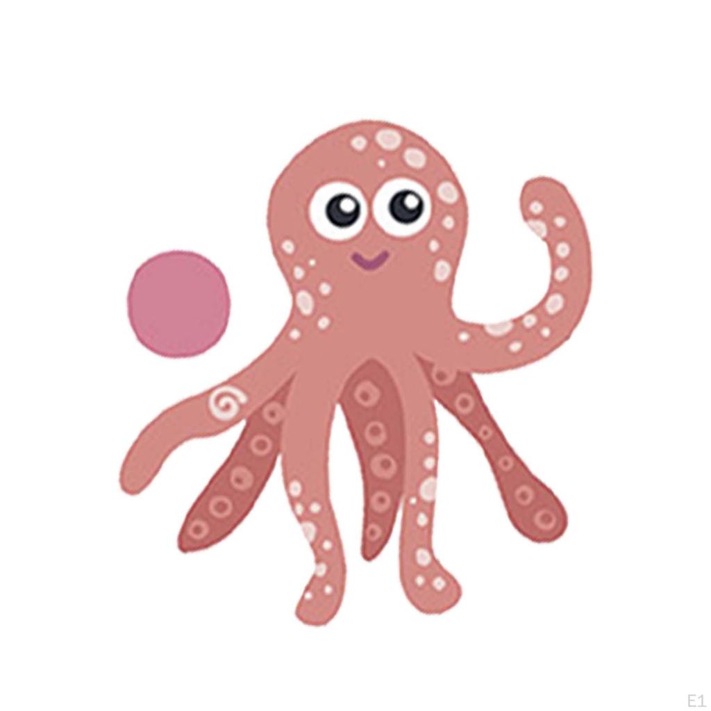 6Pcs Bathtub Stickers Sealife Wall DIY Cartoon Removable Whales Bathroom