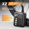 Carsun 150PSI Kabelloser Mini Elektrischer Fahrradreifenfüller, Tragbare Luftpumpe mit 480mAh Akku & Digitaler Druckanzeige