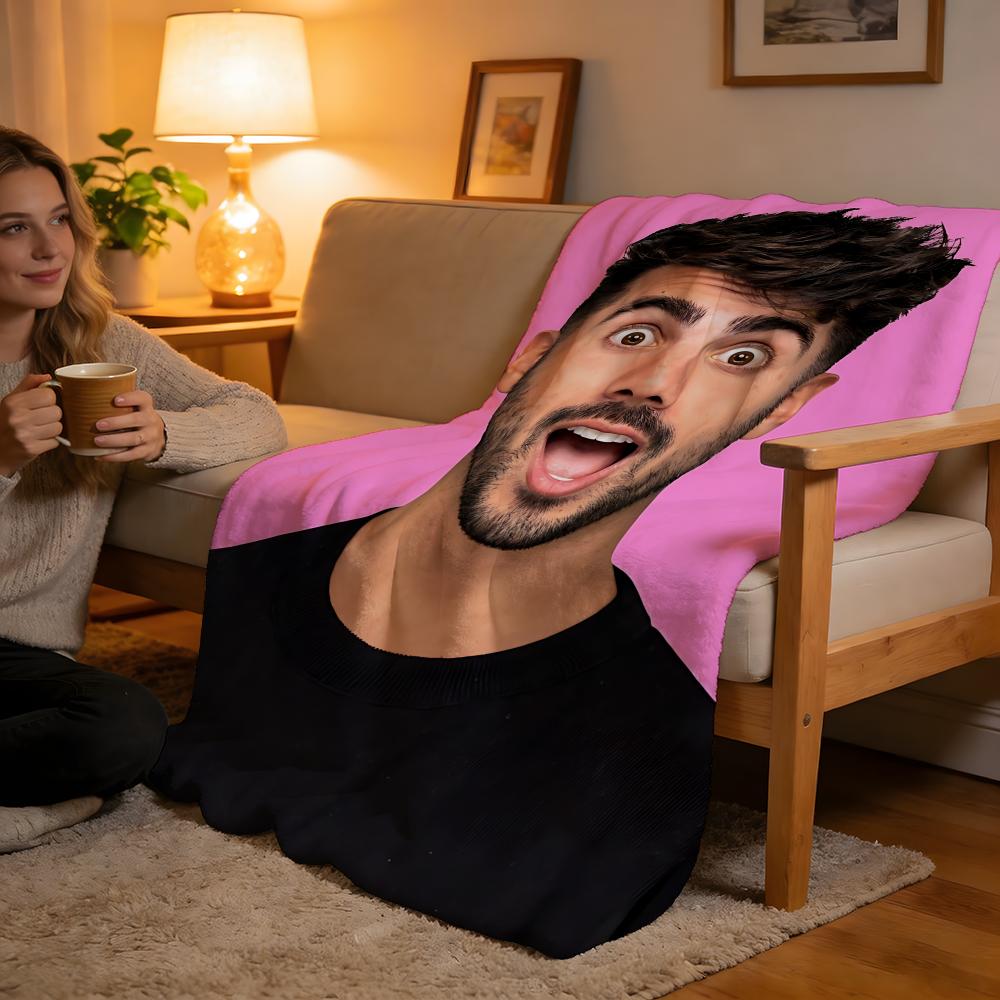 Coperta in Peluche Corto ad Alta Densità Singer F-Fede Vigevani per Divano, Pisolino, Stanza con Aria Condizionata, Morbida, Delicata sulla Pelle