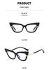2025 Cross Cat Eye Glasses: Anti-Blue Light European & American Frames, Internet Celebrity Style, Bare Face Optical Design