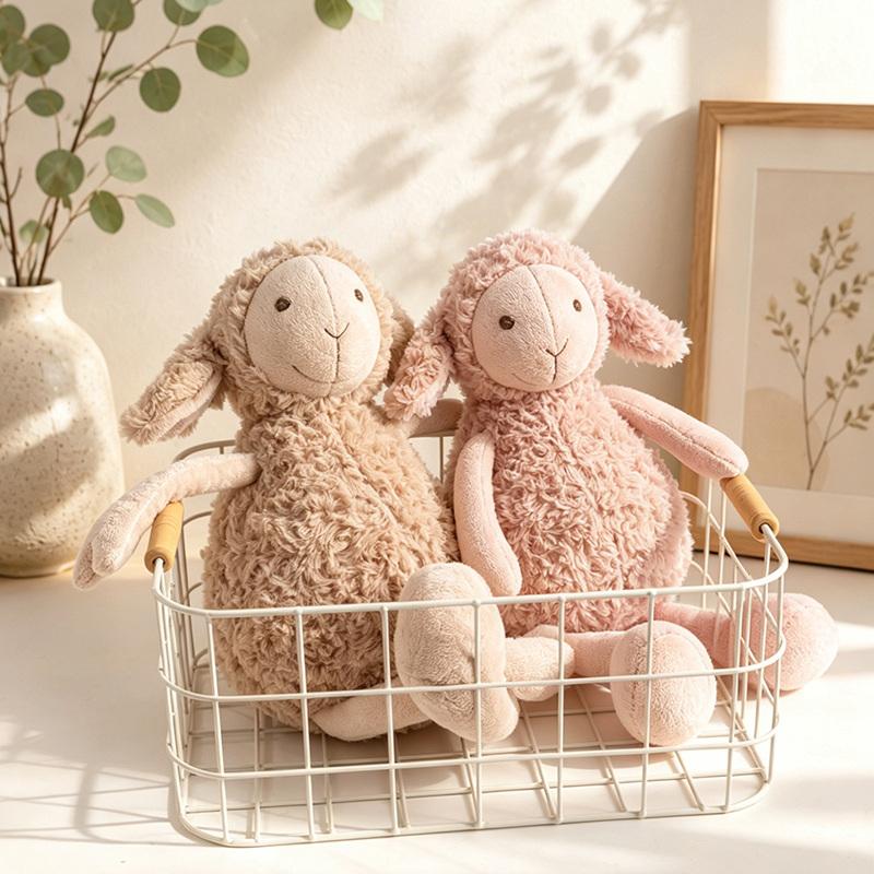 Kawaii Sheep Plushie Exquisite Simulation Long-legged Sheep Plush Toys Companionship Of Healing Soft Decoration Gifts For Child