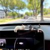 Cute Car Decoration Sleeping Cat Doll Creative Auto Ornaments Toys Cat Micro Landscape Model Cute Car Accessories Gifts