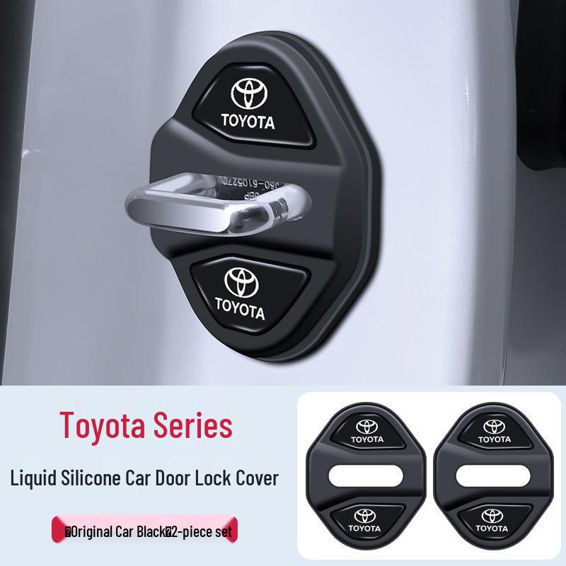 Амортизирующий буфер и крышка замка двери автомобиля Toyota для Corolla, Levin, RAV4, Camry, Highlander. black