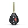 For Toyota Reiz Camry Rav4 Yaris Corolla 4Runner Avlo Crown Flip Modified 2/3/4 Buttons Fob Remote Car Key Shell Case