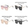 Millionaire Oversized Square Sunglasses For Women With Uv400 Protection Spring