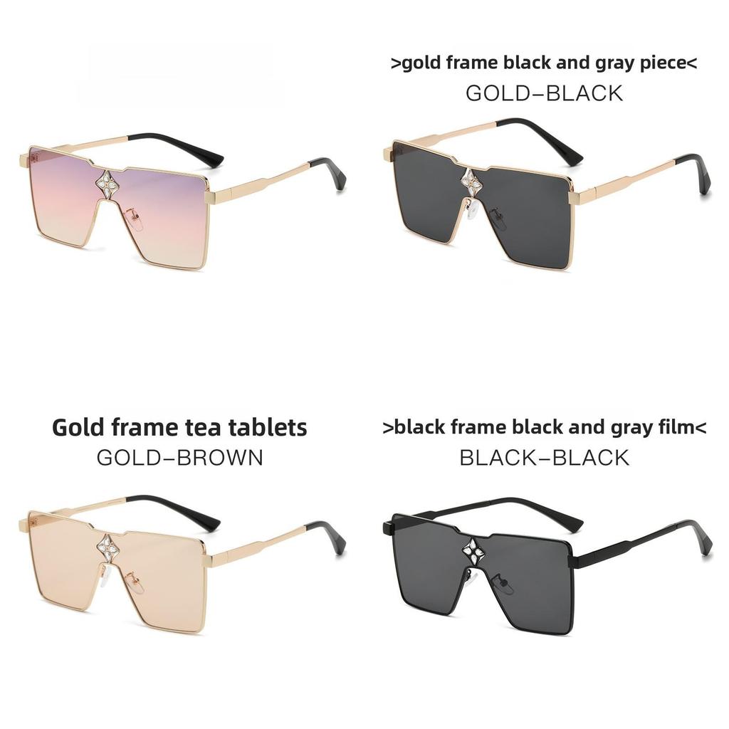 Millionaire Oversized Square Sunglasses For Women With Uv400 Protection Spring
