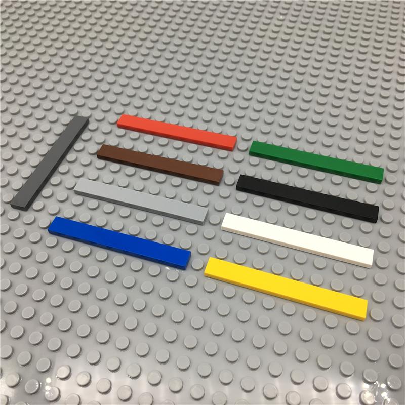 

[Funbrick]80PCS Tile DIY Building Blocks Figure Bricks Smooth 1x8 Educational Toys for Children Size Compatible With 416