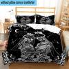 Day Of The Dead Celebration 3pcs Bedding,Including 1pc Duvet Cover And 2pcs Pillowcases Perfect for Christmas,Ideal for Bedroom, Dormitory