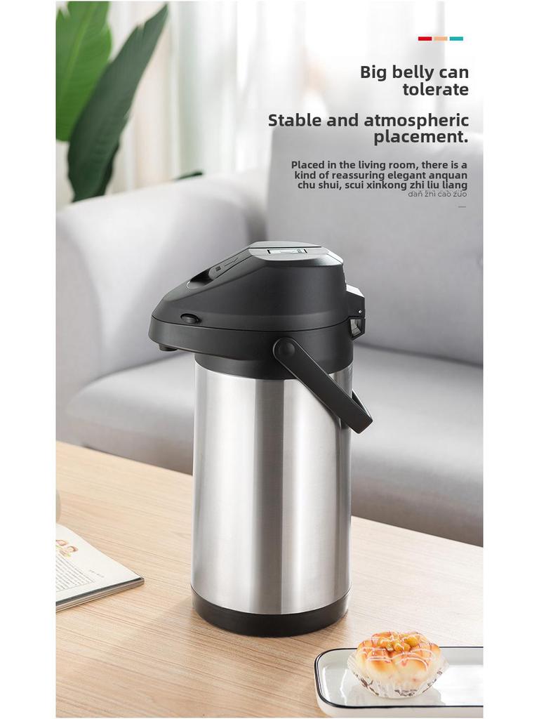 Large Capacity Stainless Steel Air Pressure Hot Water Bottle with Insulated Liner