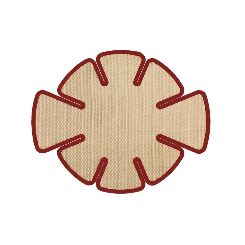 Food Grade Silicone Baking Mat Heat Resistant Bread Proofing Mat Dough Transfer Tool  Pizza Making красный