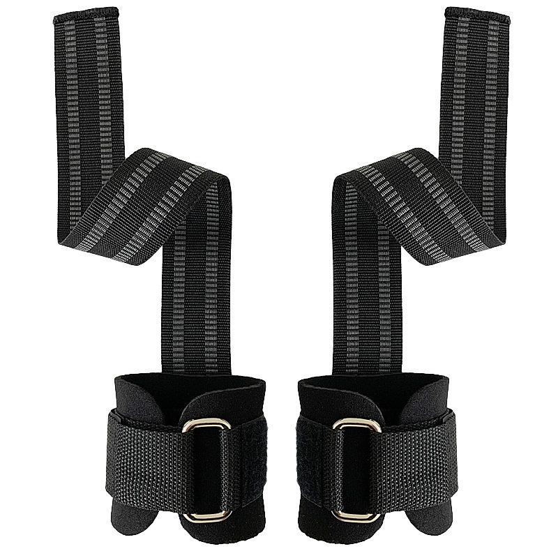 2pcs Adjustable Wrist Support Wraps, High-Tracction Fitness Wrist Support Bands - Enhanced Palm Support & Non-Slip Pull-Up Gri