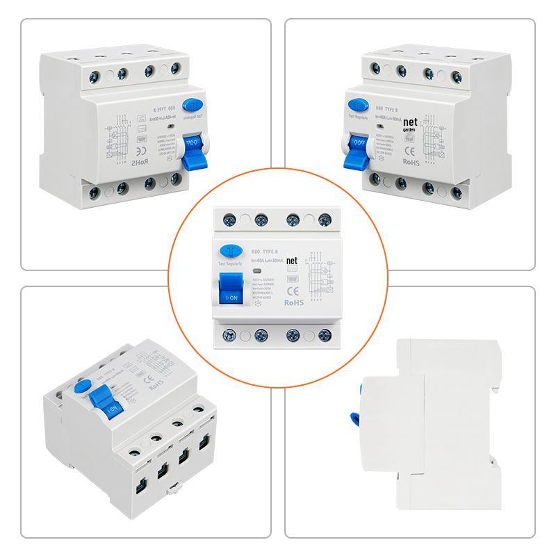 100A Type B Residual Current Device for Charging Pile: DC Leakage Circuit Breaker