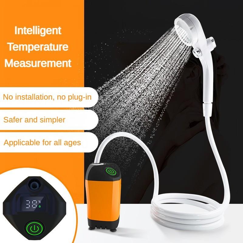 Household Portable Showerhead Dormitory Simple Electric Shower Rural Outdoor Portable Camping Shower Tool