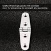 Marine Boat Cabin Door Stainless Steel Hatch Flush Door Hinge Replacement 103 * 27mm
