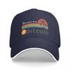 Bitcoin Cryptocurrency Art My RetireUnisext Plan Dad Hats Pure Color Womens Hat Sunprotection Baseball Caps Peaked Cap
