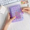 Portable Loose-leaf Notebook Cover Transparent Book Clip Dazzling Stars Notebook Loose Leaf Binder