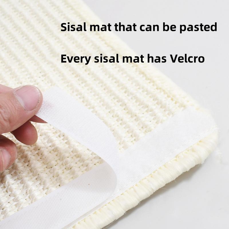 Haustier Katze Kratzbrett Natur Sisal Katzenkratzdecke Pfostenmatte Haustierspielzeug zum Schutz von Möbeln Fuß Sofa Kissen