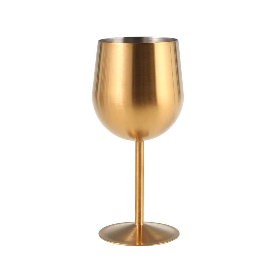 

Бокал для вина Dulton Нержавеющая сталь Матовое золото Выразительный бокал для вина, не привязанный ко времени и месту Высота 180 мм 350 мл 74 мм Вместимость M-0519MGD
