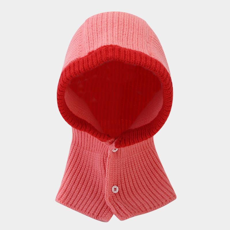 Balaclava Hat Women's Autumn and Winter Purple Neck Hat Scarf Yixiu Pullover Hat Fashion Warm Neck Hat