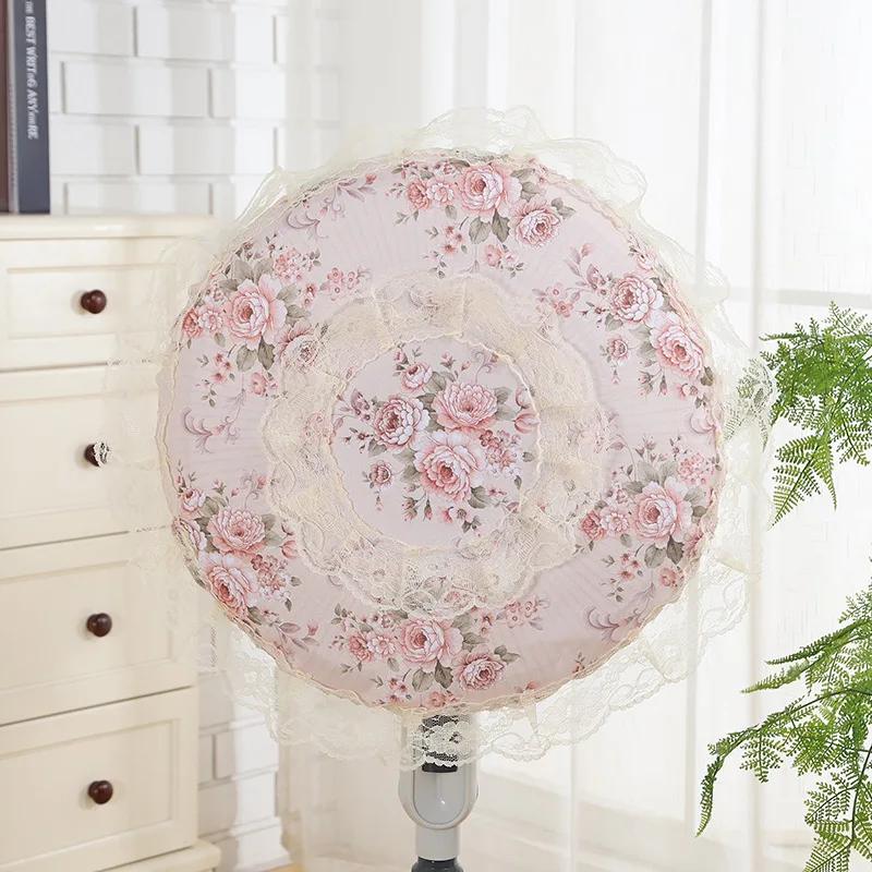 Electric Fan Lace Cover Fan Safety Protective Covers Dustproof Floor-Standing/Desktop Fans Accessories Baby Kid Finger Protector