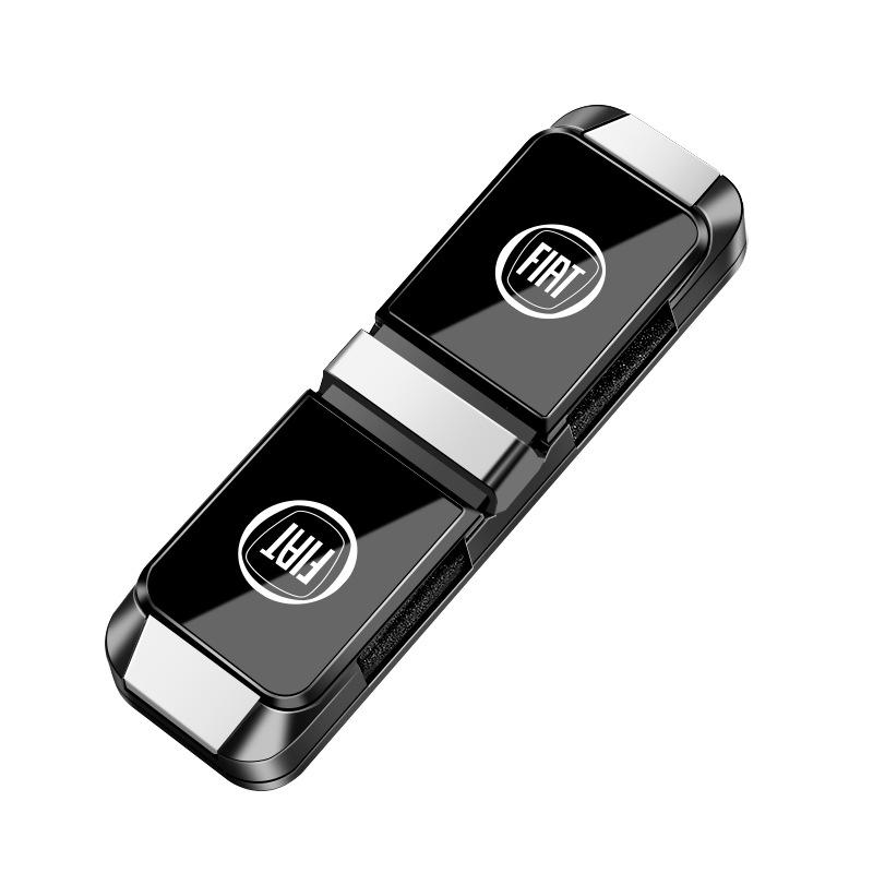 Fiat 500 Glasögon- och Biljettklämma för Solskydd