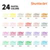 Shuttle Art Acrylic Pastel Pens with Brush Paint Metallic Acrylic Paints for and Includes Storage Perfect for Handmade DIY and Art Gifts Markers,