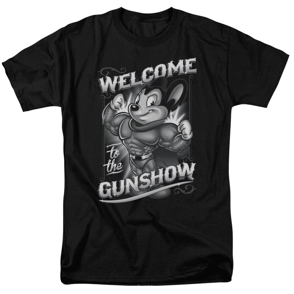 Mighty Mouse  Mighty Gunshow  T-Shirt - Regular or Tank - to 6X 3XL