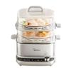 10.8l 1200w visible steamer, non-stick pot