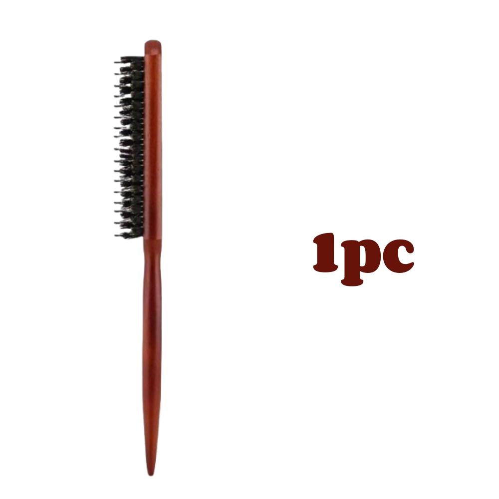 

3 шт. Щетка для волос с деревянной ручкой, парикмахерские щетки, антистатические расчески с крысиным хвостом для контроля за краями волос, расческа для укладки