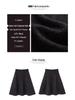 Baisiwang High-Waisted Wool Blend A-Line Skirt - Women's Slimming Mid-Length for Winter
