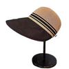 Summer sun protection wide-brimmed open-top hat for women, face-shielding beach fisherman hat, UV protection sun hat