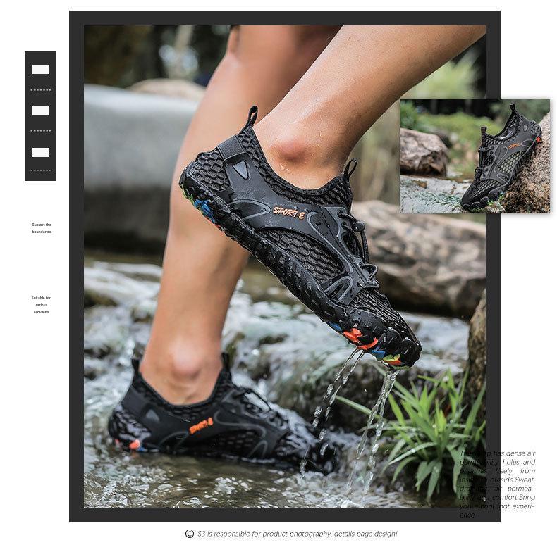 Summer Quick-Dry Mesh Five-Finger Water Hiking Shoes