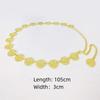 Rose Flower Waist Chain Adjustable Skirt Decoration Belt Fashion Flower Chain Belt  Women