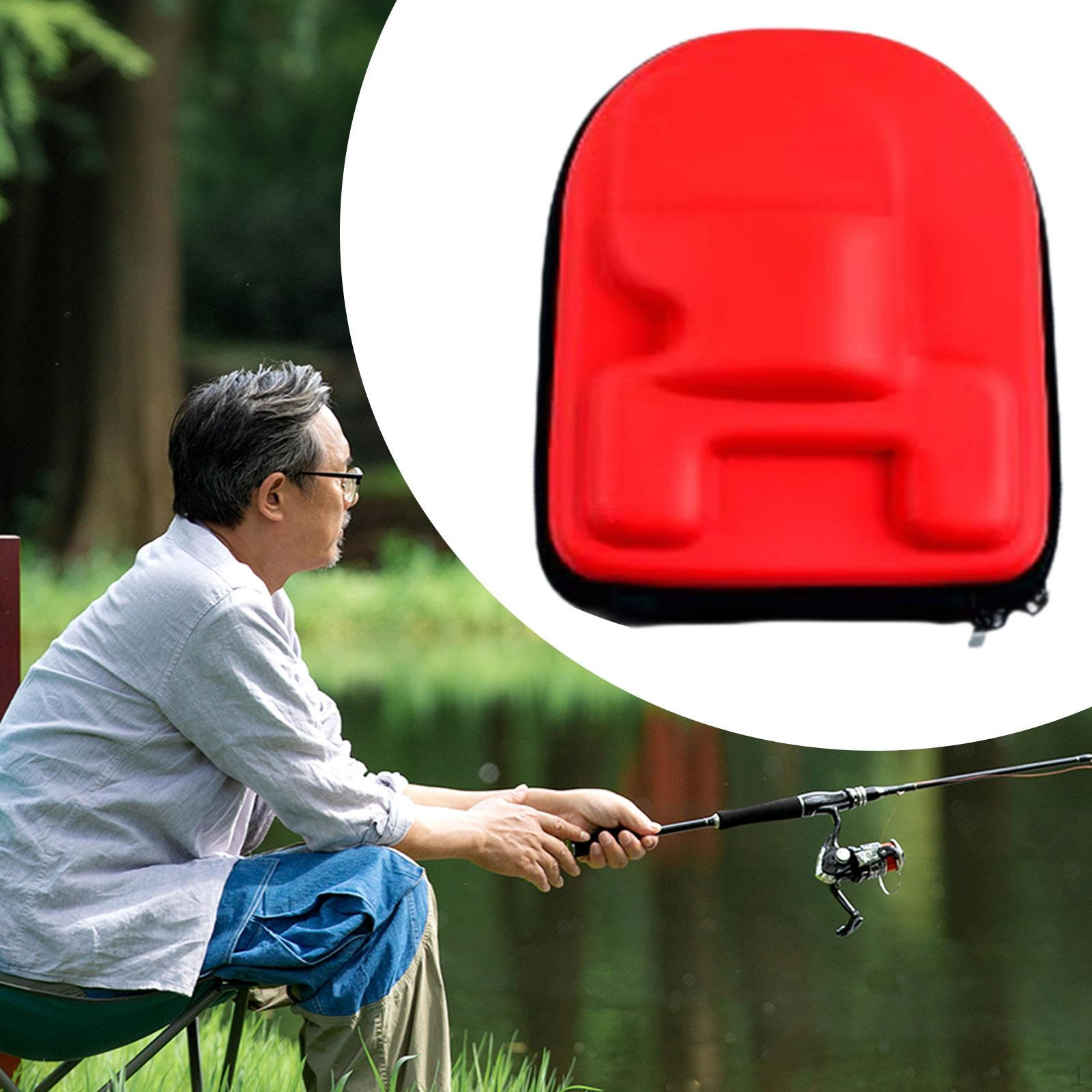 

Чехол для катушки Baitcasting, защитный чехол для рыбалки, противоударный для Baitcaster Red For Left Hand
