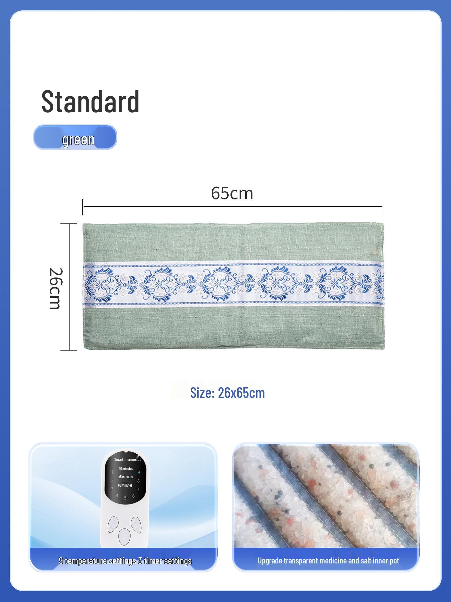 Electric Sea Salt Heat Therapy Pack - Full Body Heating and Moxibustion Physio Bag