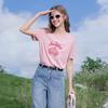 Women's Cartoon Print Short Sleeve T-Shirt