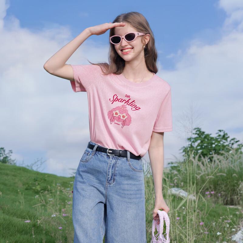 Women's Cartoon Print Short Sleeve T-Shirt