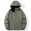 2024 Spring/Autumn Waterproof Windproof Hooded Jacket for Outdoor Sports & Leisure