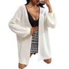 1011 New Versatile Lantern Sleeve Cardigan Machine Washable Lazy Wind Cardigan Sweater Loose Platform Supply Chain