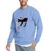 Christmas Print Loose Fit Round Neck Sweatshirt For Men