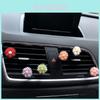 Colorful Resin Daisy Car Perfume Clip Decorative And Fragrant Air Vent Scent Diffuser